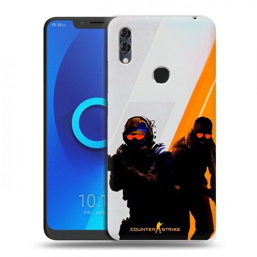 Дизайнерский силиконовый чехол для Alcatel 5V Контер страйк Counter strike