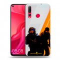 Дизайнерский пластиковый чехол для Huawei Nova 4 Контер страйк Counter strike