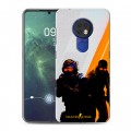 Дизайнерский силиконовый чехол для Nokia 6.2 Контер страйк Counter strike