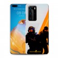 Дизайнерский пластиковый чехол для Huawei P40 Pro Контер страйк Counter strike