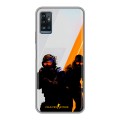 Дизайнерский силиконовый чехол для ZTE Blade A71 Контер страйк Counter strike