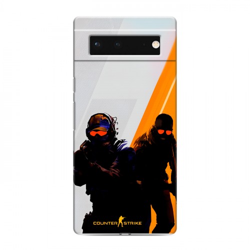 Дизайнерский силиконовый чехол для Google Pixel 6 Контер страйк Counter strike