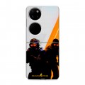 Дизайнерский пластиковый чехол для Huawei P50 Pocket Контер страйк Counter strike