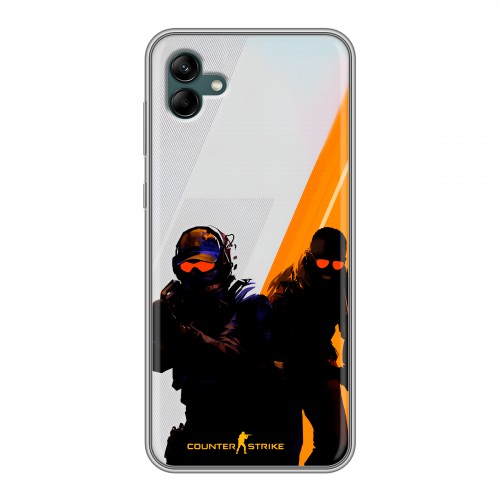Дизайнерский силиконовый чехол для Samsung Galaxy A04 Контер страйк Counter strike