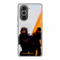 Дизайнерский силиконовый с усиленными углами чехол для Huawei Nova 10 Контер страйк Counter strike