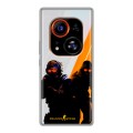 Дизайнерский силиконовый чехол для Tecno Phantom X2 Pro Контер страйк Counter strike