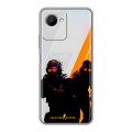 Дизайнерский силиконовый чехол для Realme C30s Контер страйк Counter strike
