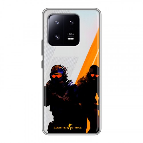 Дизайнерский силиконовый чехол для Xiaomi 13 Pro Контер страйк Counter strike