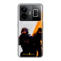 Дизайнерский силиконовый чехол для Realme GT3 Контер страйк Counter strike
