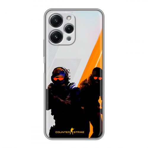 Дизайнерский силиконовый чехол для Xiaomi RedMi 12 Контер страйк Counter strike