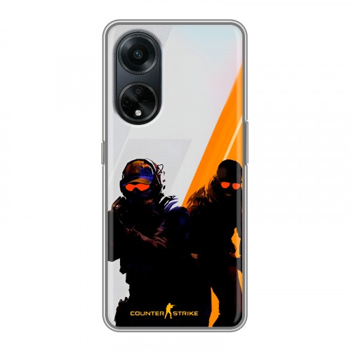 Дизайнерский силиконовый чехол для OPPO A98 Контер страйк Counter strike