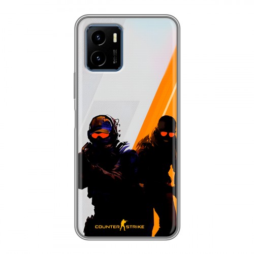 Дизайнерский силиконовый чехол для Vivo Y15s Контер страйк Counter strike