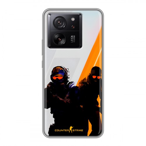 Дизайнерский силиконовый чехол для Xiaomi 13T Контер страйк Counter strike