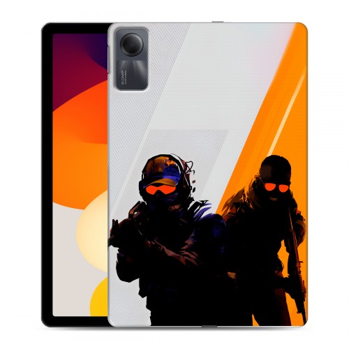 Дизайнерский силиконовый чехол для Xiaomi RedMi Pad SE Контер страйк Counter strike