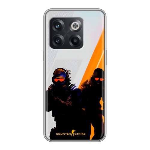 Дизайнерский силиконовый чехол для OnePlus 10T Контер страйк Counter strike