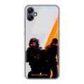 Дизайнерский силиконовый чехол для Samsung Galaxy A05 Контер страйк Counter strike