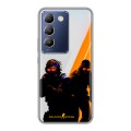Дизайнерский силиконовый чехол для Vivo V30 Lite Контер страйк Counter strike