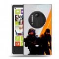 Дизайнерский силиконовый чехол для Nokia Lumia 1020 Контер страйк Counter strike