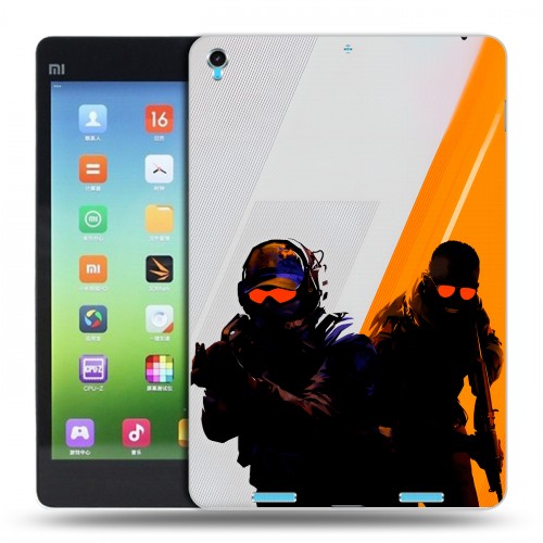 Дизайнерский силиконовый чехол для Xiaomi MiPad Контер страйк Counter strike