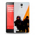 Дизайнерский пластиковый чехол для Xiaomi RedMi Note Контер страйк Counter strike