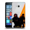 Дизайнерский пластиковый чехол для Microsoft Lumia 640 Контер страйк Counter strike