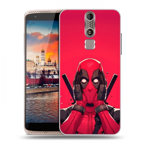 Дизайнерский пластиковый чехол для ZTE Axon Mini Дедпул Deadpool