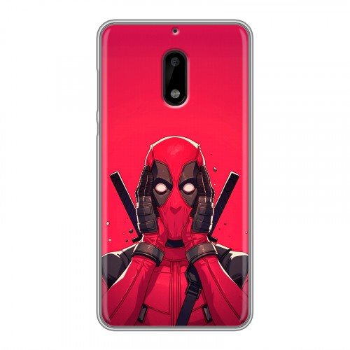 Дизайнерский пластиковый чехол для Nokia 6 Дедпул Deadpool