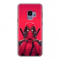 Дизайнерский силиконовый чехол для Samsung Galaxy S9 Дедпул Deadpool
