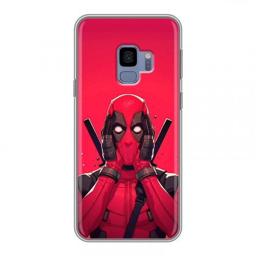 Дизайнерский силиконовый чехол для Samsung Galaxy S9 Дедпул Deadpool