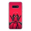 Дизайнерский силиконовый чехол для Samsung Galaxy S10e Дедпул Deadpool