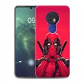 Дизайнерский силиконовый чехол для Nokia 6.2 Дедпул Deadpool
