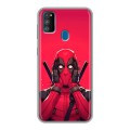 Дизайнерский силиконовый чехол для Samsung Galaxy M30s Дедпул Deadpool