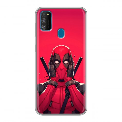 Дизайнерский силиконовый чехол для Samsung Galaxy M30s Дедпул Deadpool