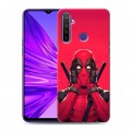 Дизайнерский силиконовый чехол для Realme 5 Дедпул Deadpool
