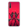 Дизайнерский силиконовый чехол для Huawei Y8p Дедпул Deadpool