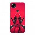 Дизайнерский пластиковый чехол для Google Pixel 4a Дедпул Deadpool