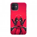 Дизайнерский силиконовый чехол для Iphone 12 Дедпул Deadpool