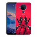 Дизайнерский силиконовый чехол для Nokia 5.4 Дедпул Deadpool
