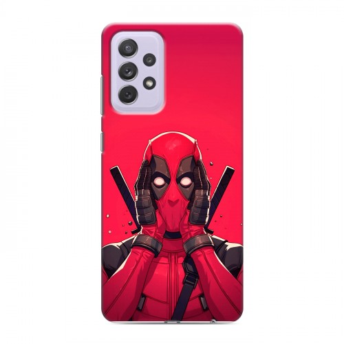 Дизайнерский пластиковый чехол для Samsung Galaxy A72 Дедпул Deadpool
