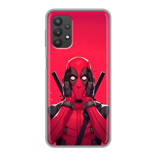 Дизайнерский силиконовый чехол для Samsung Galaxy A32 Дедпул Deadpool