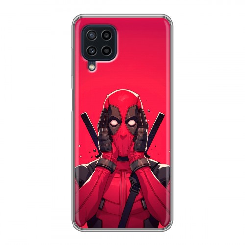 Дизайнерский силиконовый чехол для Samsung Galaxy A22 Дедпул Deadpool