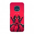 Дизайнерский силиконовый с усиленными углами чехол для Nokia XR20 Дедпул Deadpool