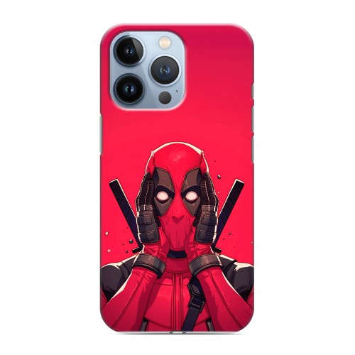 Дизайнерский силиконовый чехол для Iphone 13 Pro Дедпул Deadpool