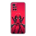 Дизайнерский силиконовый чехол для Xiaomi Redmi 10 Дедпул Deadpool