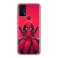 Дизайнерский силиконовый чехол для TCL 20B Дедпул Deadpool
