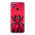 Дизайнерский силиконовый чехол для Xiaomi Redmi 10C Дедпул Deadpool