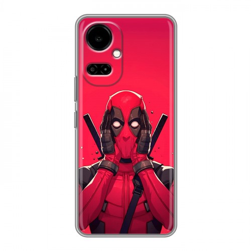 Дизайнерский силиконовый чехол для Tecno Camon 19 Дедпул Deadpool