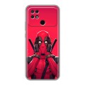 Дизайнерский силиконовый чехол для Xiaomi Poco C40 Дедпул Deadpool