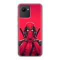 Дизайнерский силиконовый чехол для Realme C30 Дедпул Deadpool