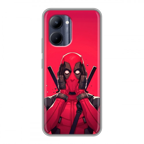 Дизайнерский силиконовый чехол для Realme C33 Дедпул Deadpool
